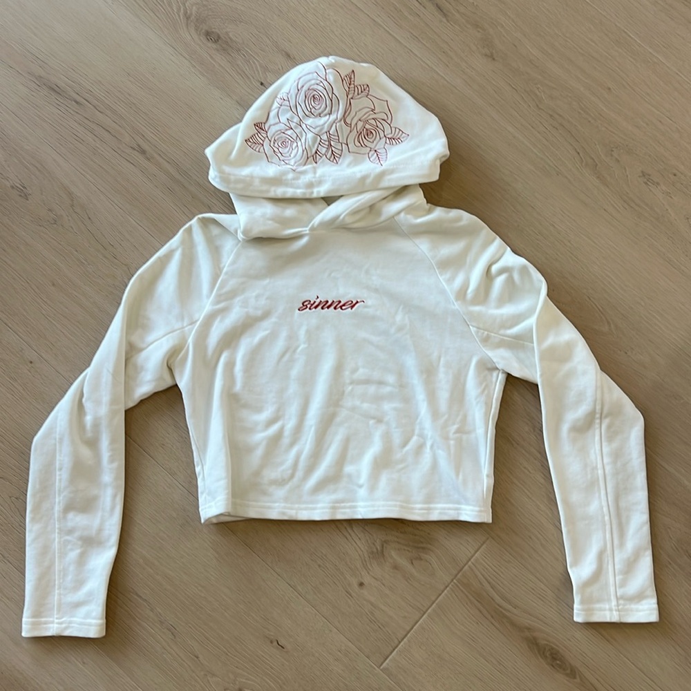 Cropped hoodie